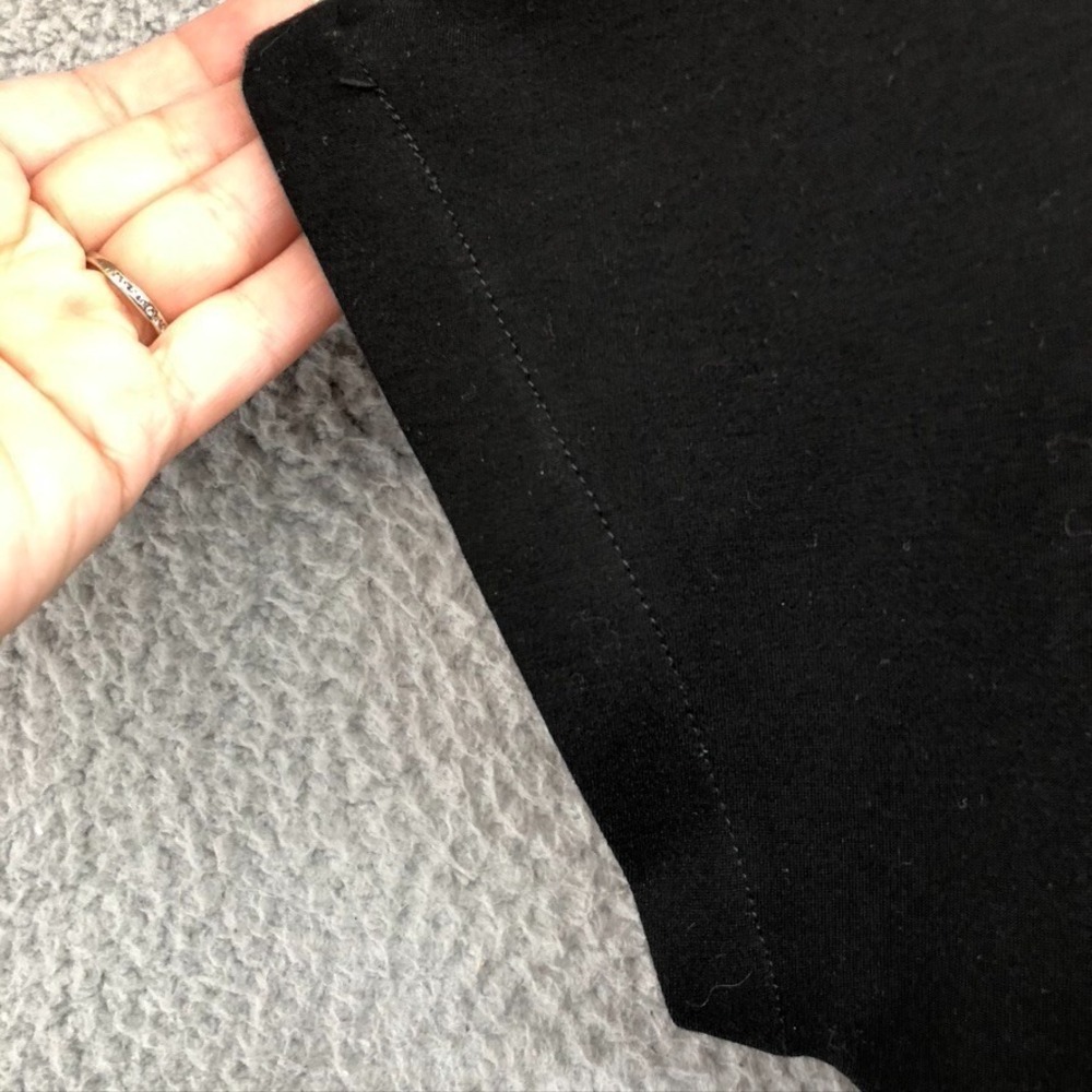 Meg‎ Hercules Jumpsuit Womens Small Black Short Sleeve Edgy Minimalist Cropped - Picture 5 of 14
